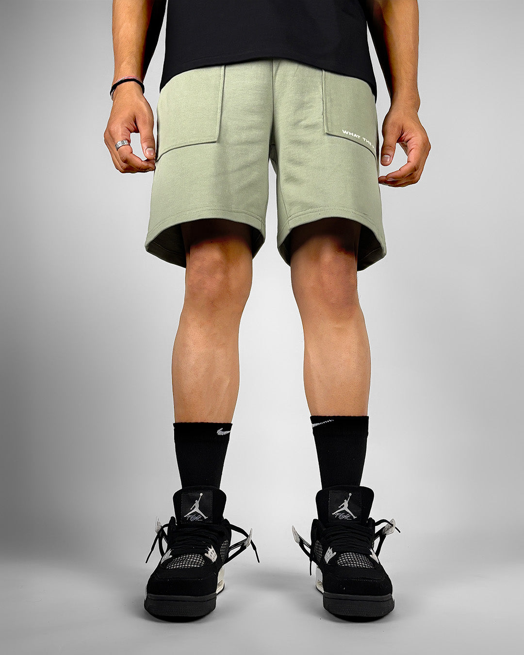 Frontcut Sage Cotton Shorts