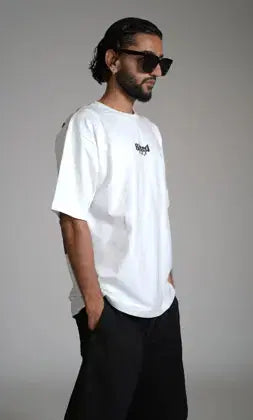 Bleed Flex White Heavyweight Oversized T-shirt