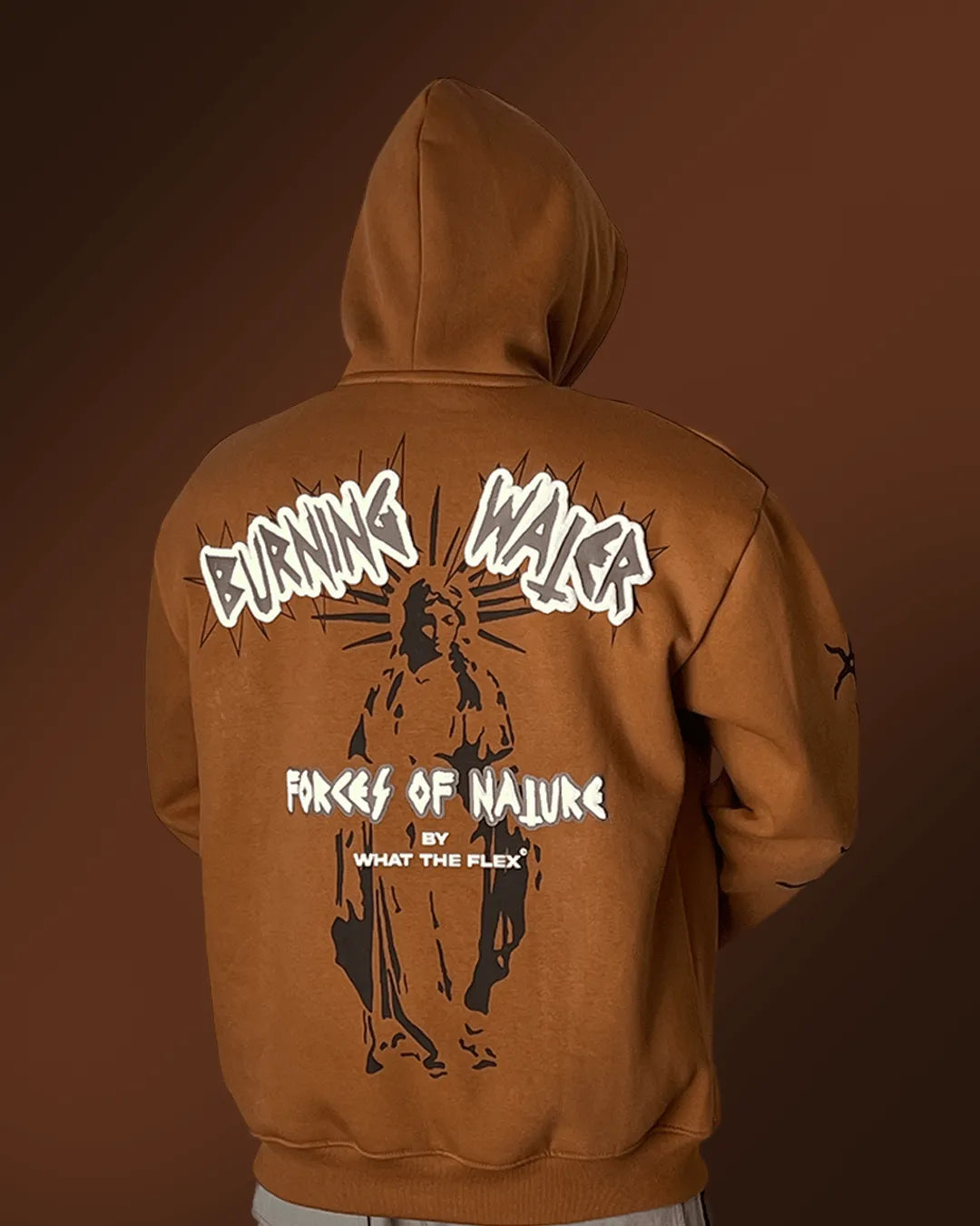 Forces of Nature Oversized Hoodie - WHAT THE FLEX