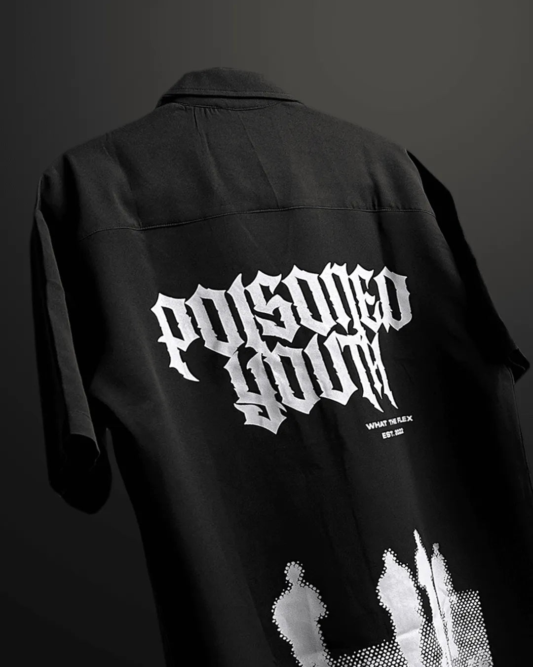 Poisoned Youth Bowling Shirt - WHAT THE FLEX