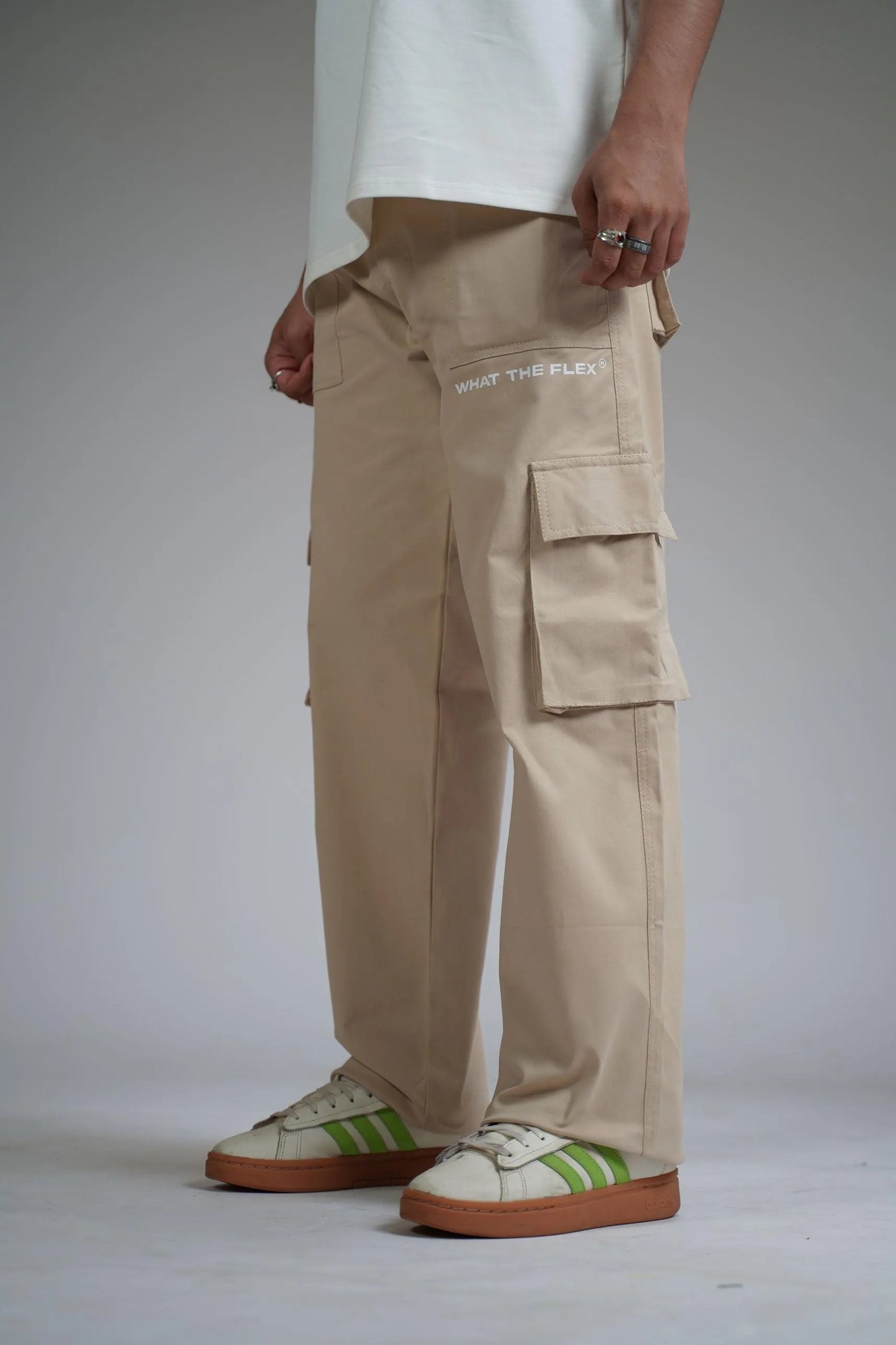 solid cargo pants