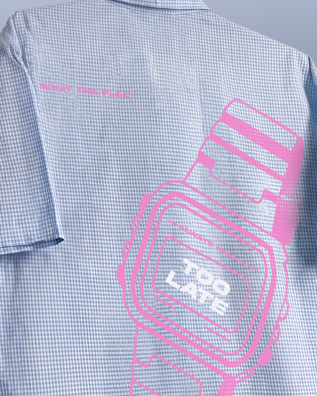 Too Late Half Sleeves Checks Shirt