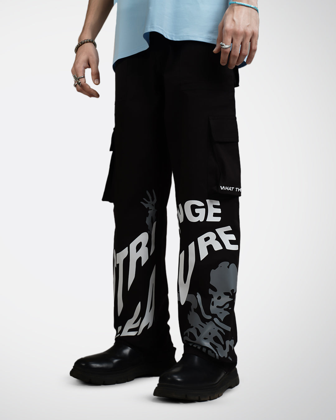 PRINTED CARGO PANTS