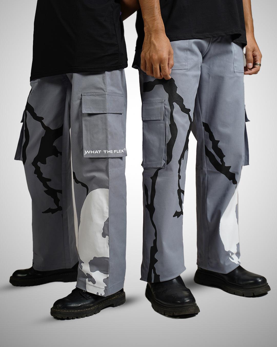 PRINTED CARGO PANTS - WHAT THE FLEX