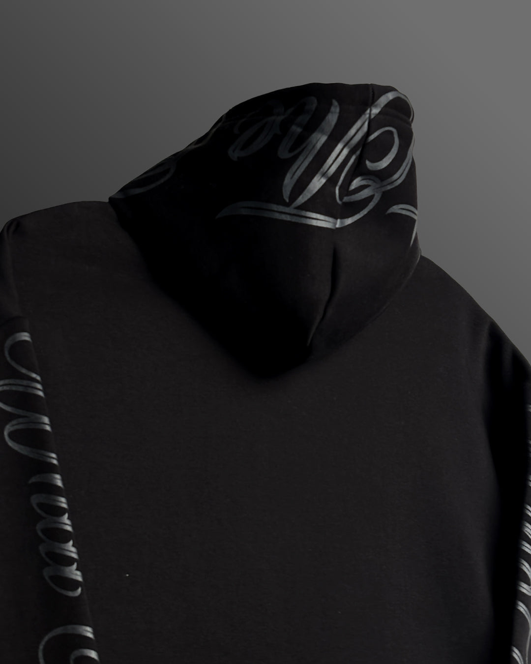 Black Angel Oversized Hoodie