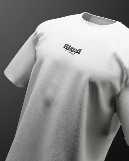 Bleed Flex White Heavyweight Oversized T-shirt