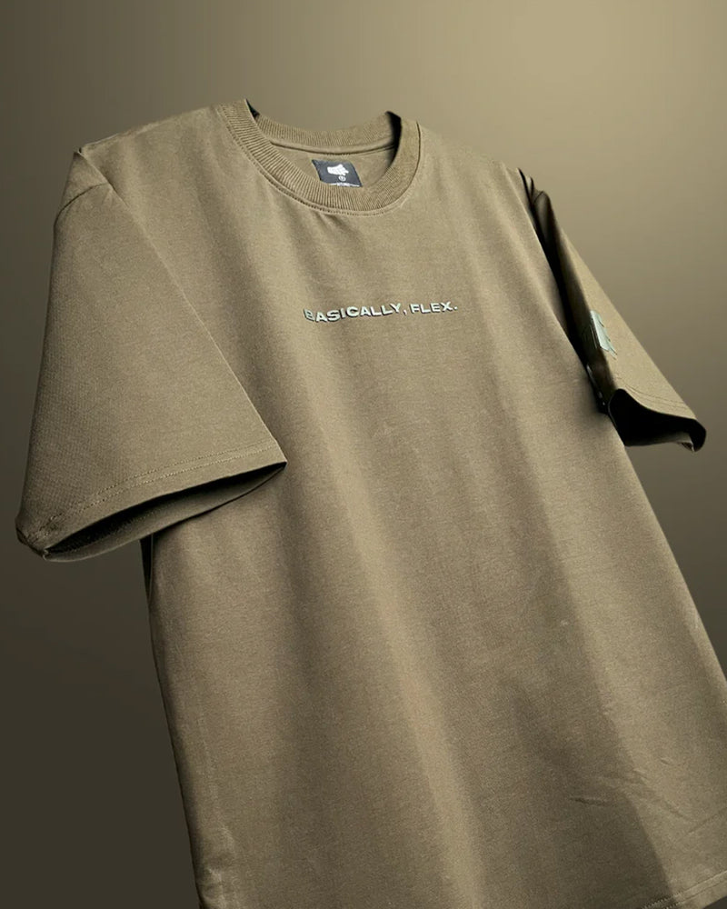 Basic Olive Heavyweight T-shirt