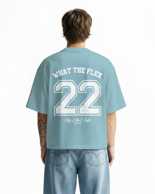 Rebirth Blue Boxy Fit T-Shirt