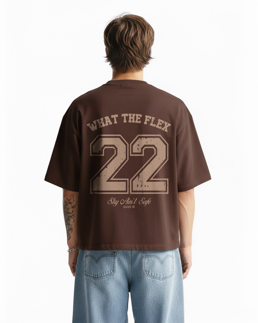 Skyfall Brown Boxy Fit T-Shirt