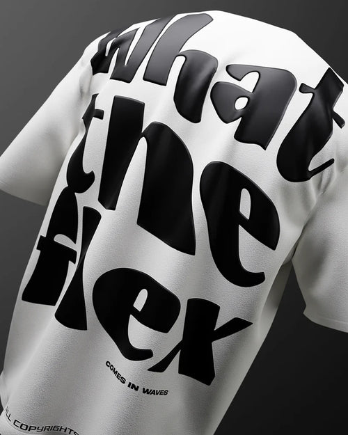 Bleed Flex White Heavyweight Oversized T-shirt