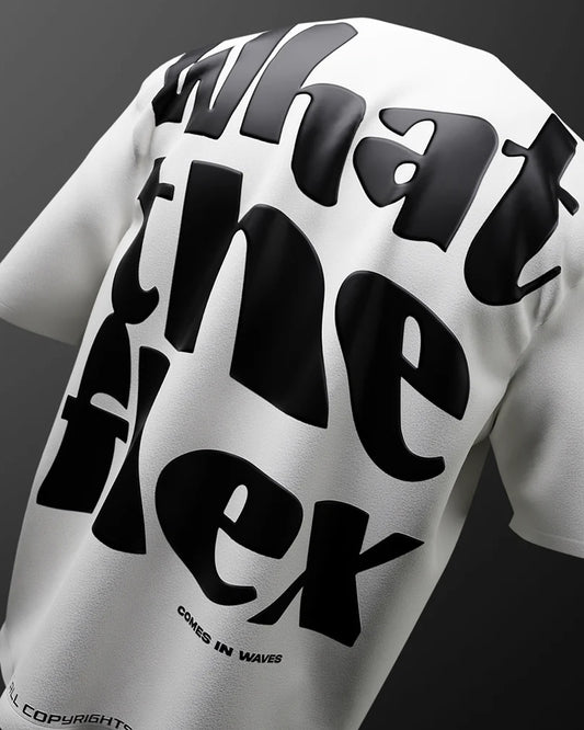 Bleed Flex White Heavyweight Oversized T-shirt