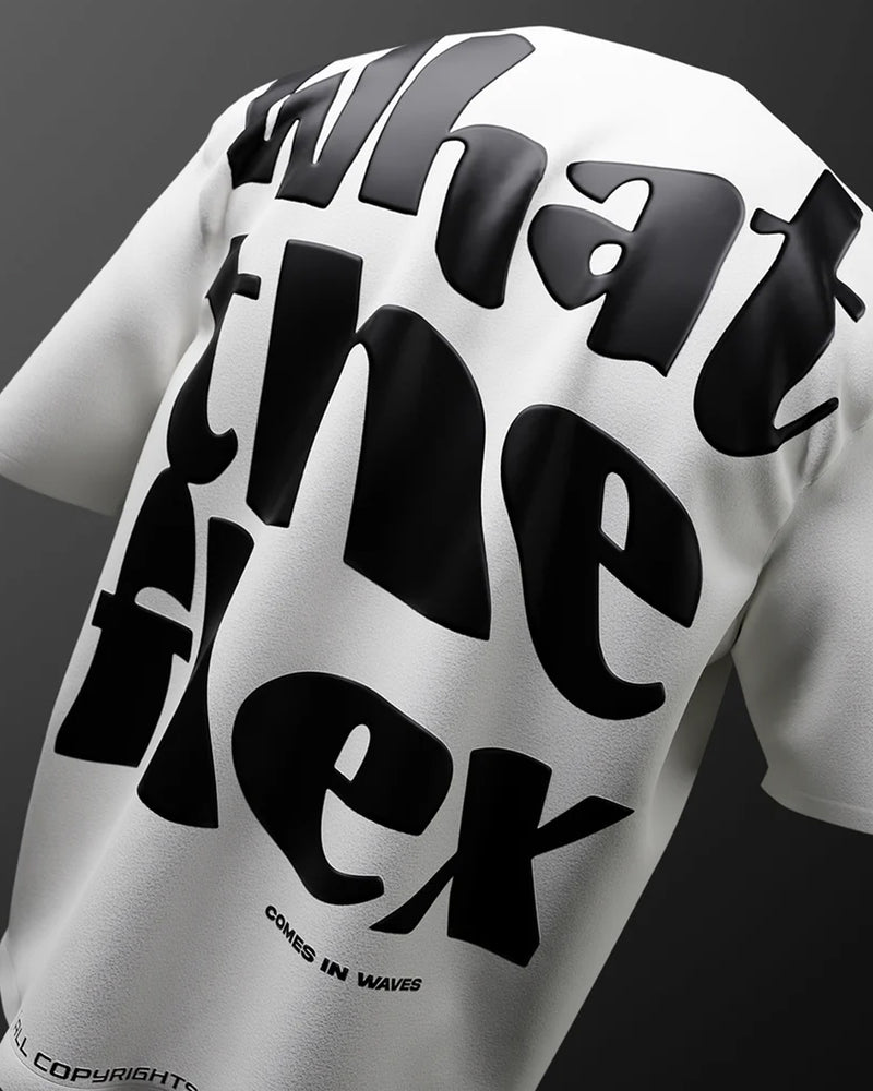 Bleed Flex White Heavyweight Oversized T-shirt