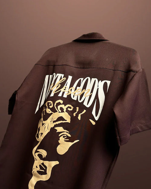 Face of God Bowling Shirt