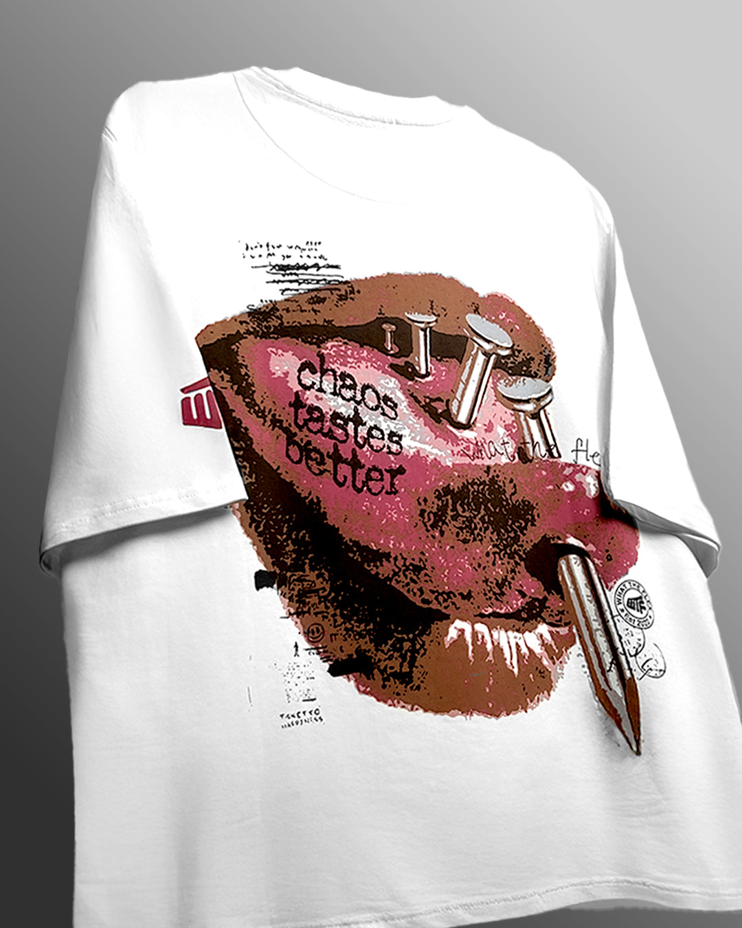 Riot Off White Boxy Fit T-shirt| 280 GSM Cotton – WHAT THE FLEX