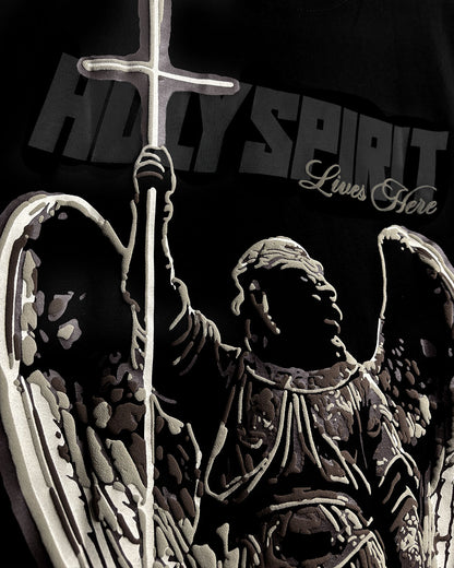 Holy Spirit Black Heavyweight T-Shirt