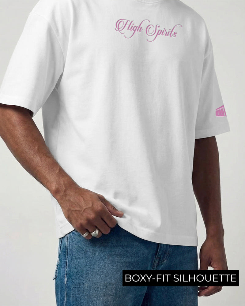 Absolute Baddie Boxy-Fit White T-shirt