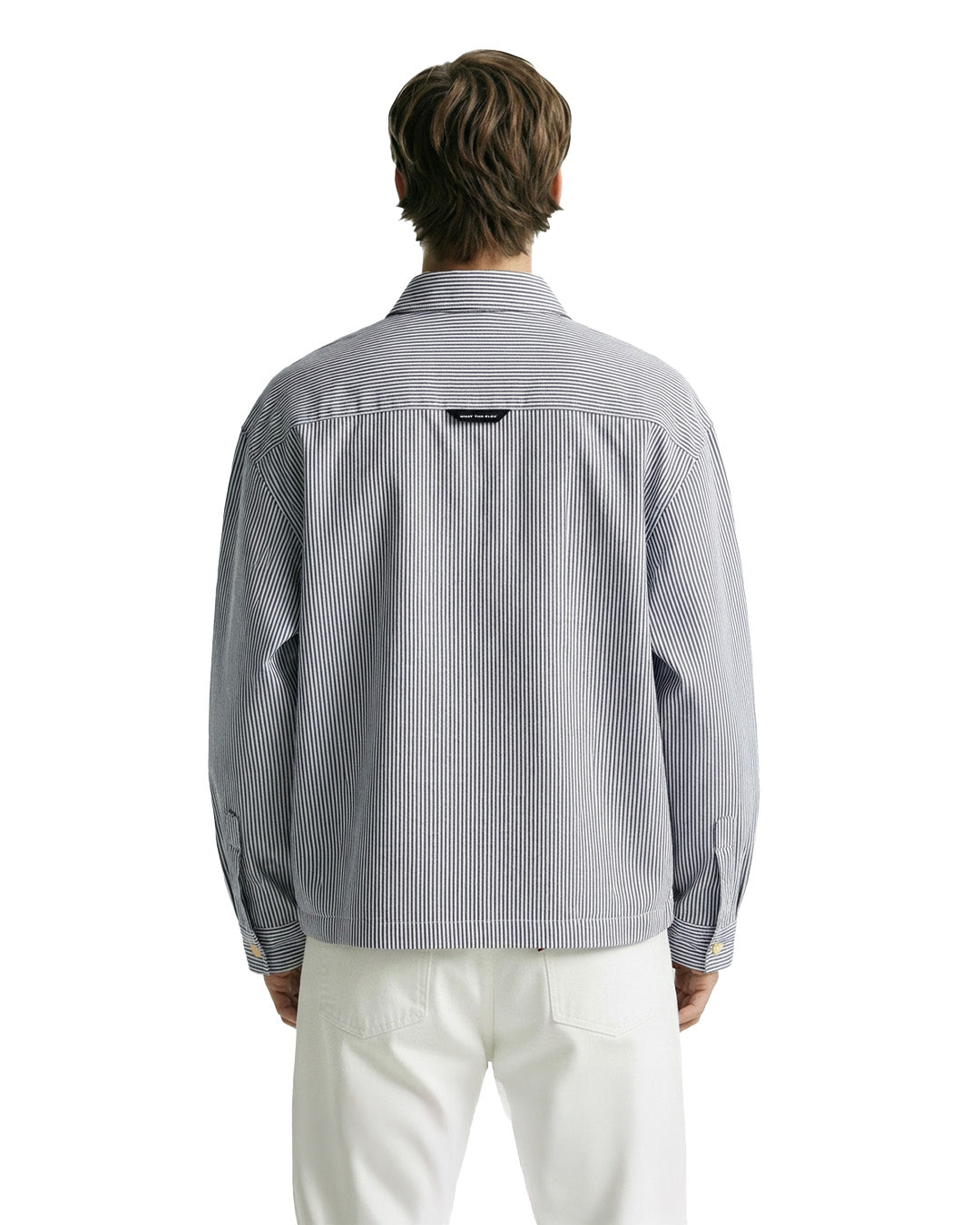 All Things Black Striped Shirt