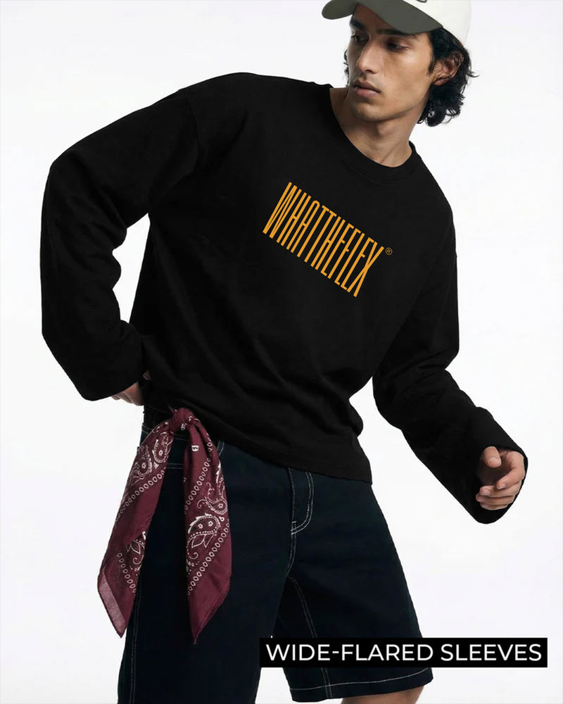 Alpha Full Sleeves Boxy Fit T-shirt