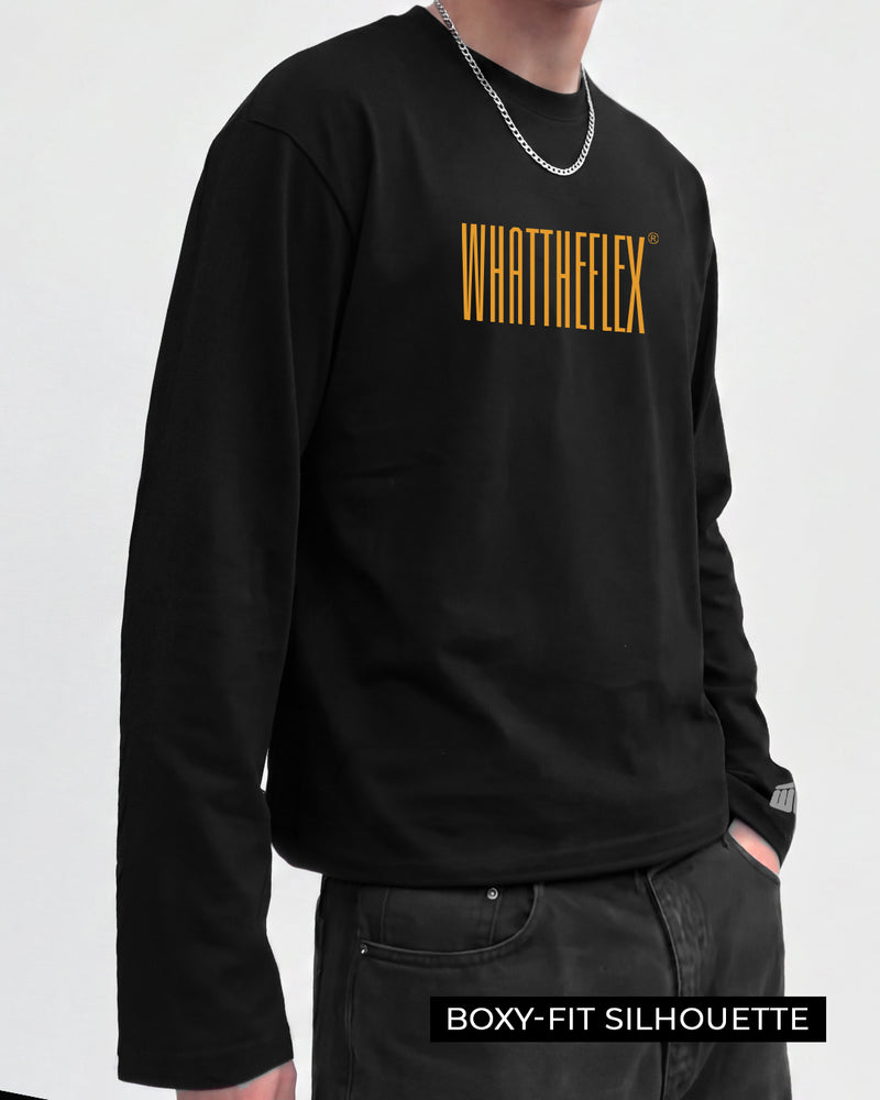 Alpha Full Sleeves Boxy Fit T-shirt