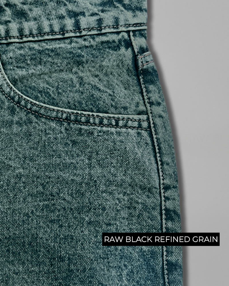 Antique Blue Wide Flared Jeans