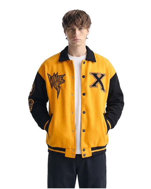 Ashes & Beyond Yellow Varsity Jacket