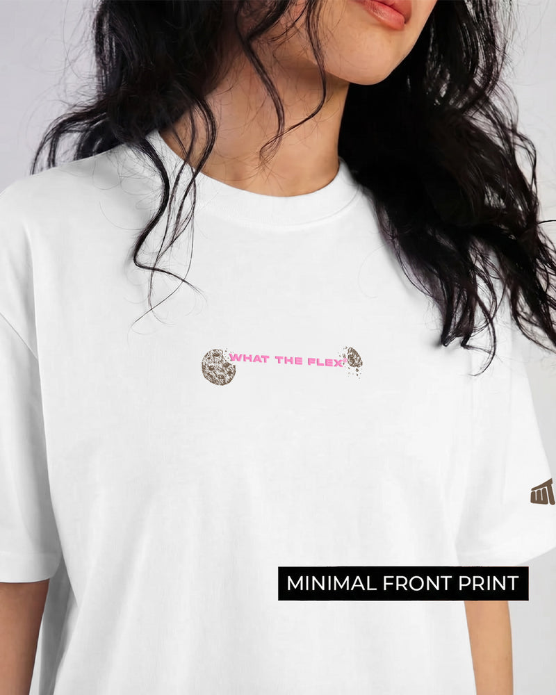 Ate It Boxy-Fit White T-shirt