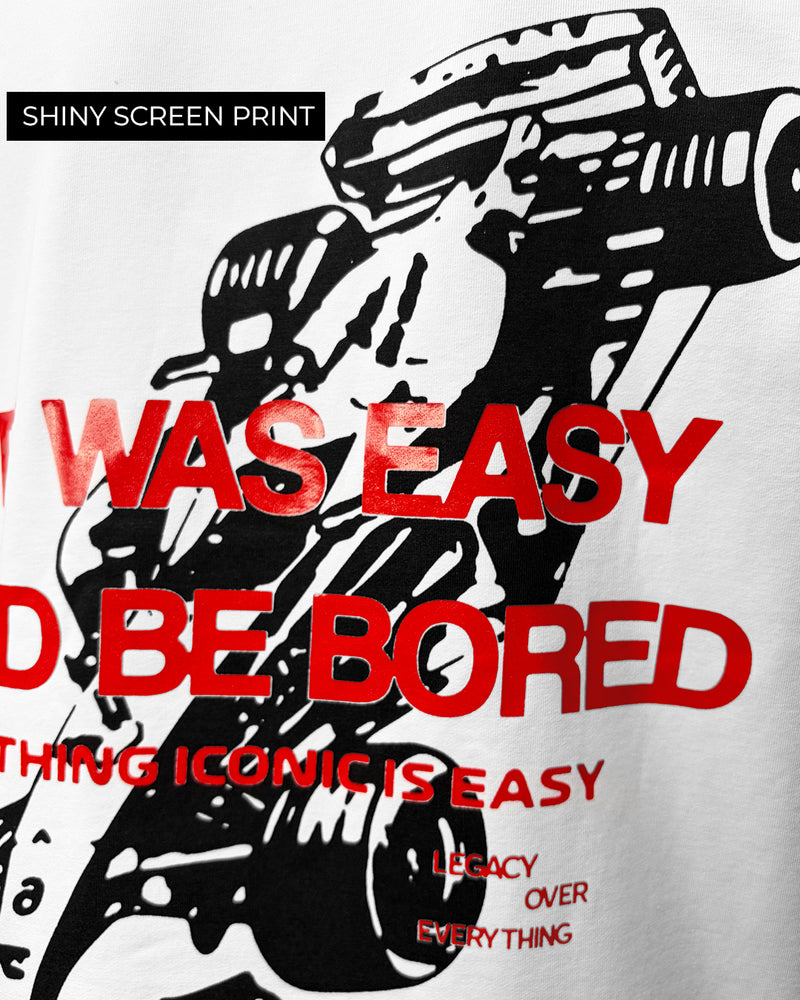 Ain't Easy Heavyweight White T-shirt