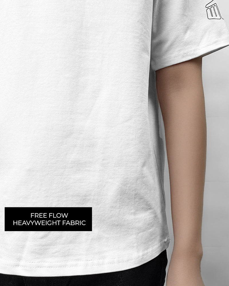 Ain't Easy Heavyweight White T-shirt