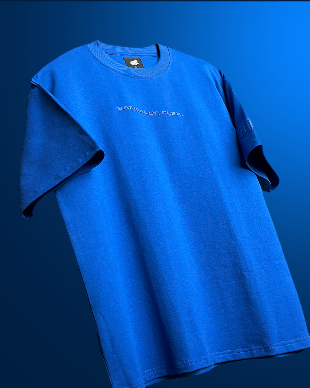 BASIC BLUE Heavyweight T-shirt