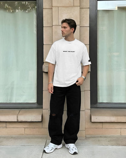 Deep Night Rugged Baggy Jeans