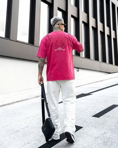 Reborn Pink Acid Wash T-Shirt