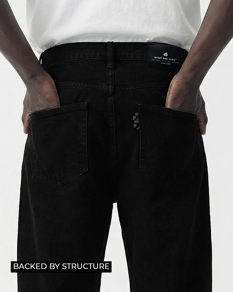 Deep Night Rugged Baggy Jeans