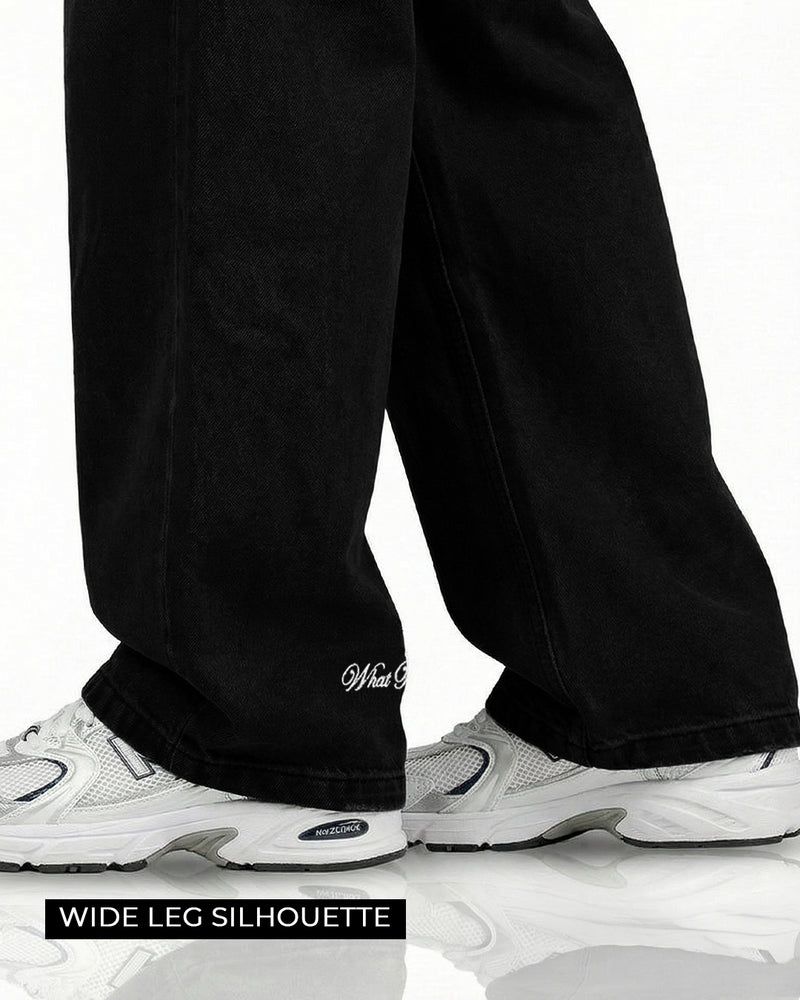 Deep Night Rugged Baggy Jeans