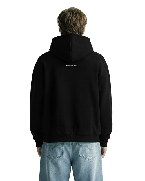 Black Blank Zipper Hoodie