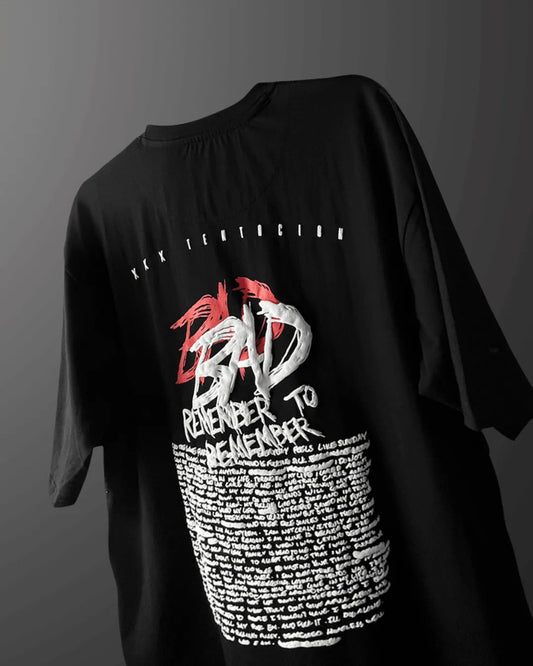 BAD Oversized T-Shirt - WHAT THE FLEX