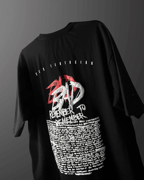 BAD Oversized T-Shirt - WHAT THE FLEX