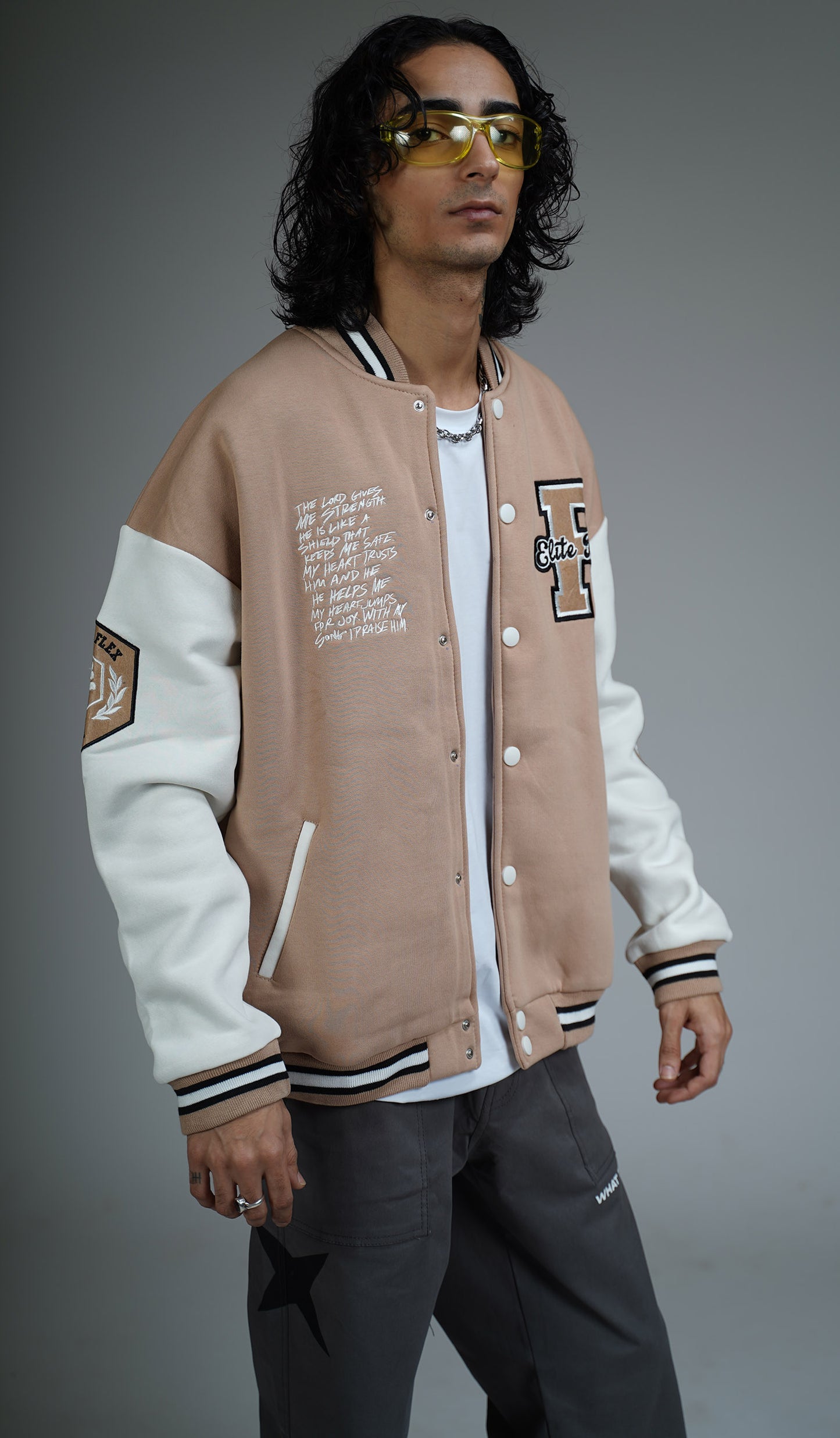 NOT A BAD INFLUENCE Varsity Jacket