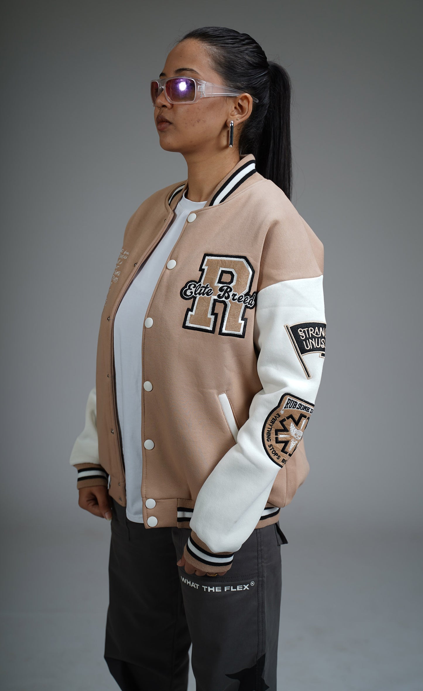 NOT A BAD INFLUENCE Varsity Jacket