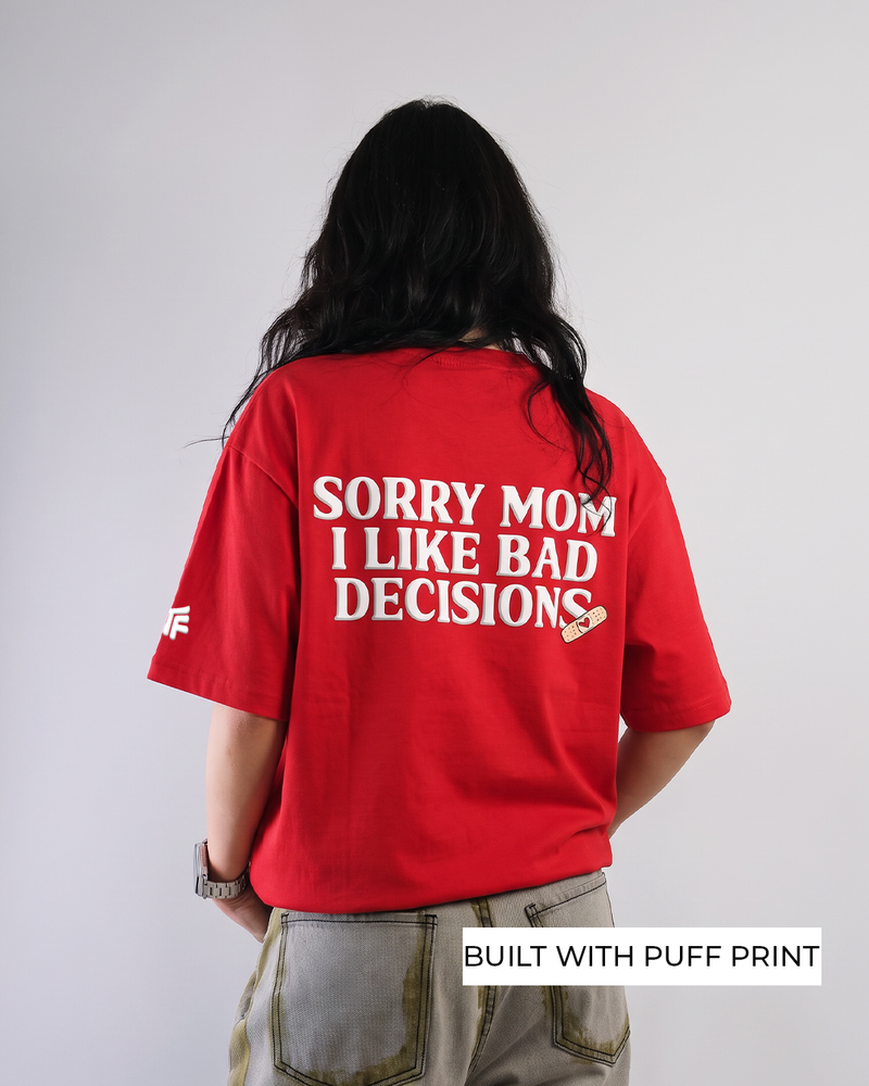 Bad Decisions Boxy-Fit T-shirt For Women