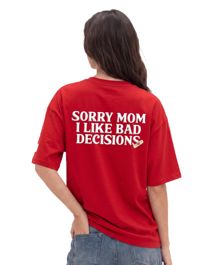Bad Decisions Boxy-Fit T-shirt For Women