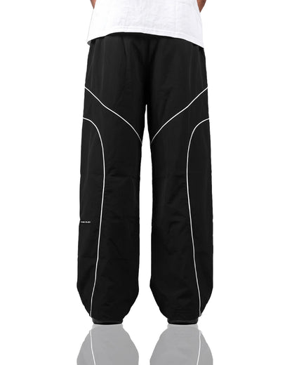 Baseline Black Parachute Pants