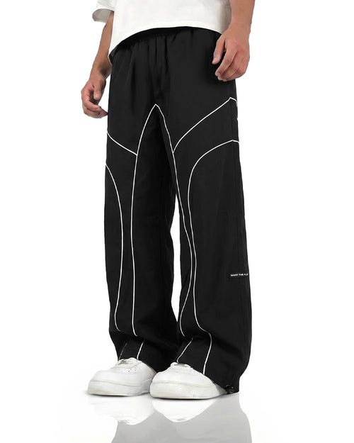 Baseline Black Parachute Pants