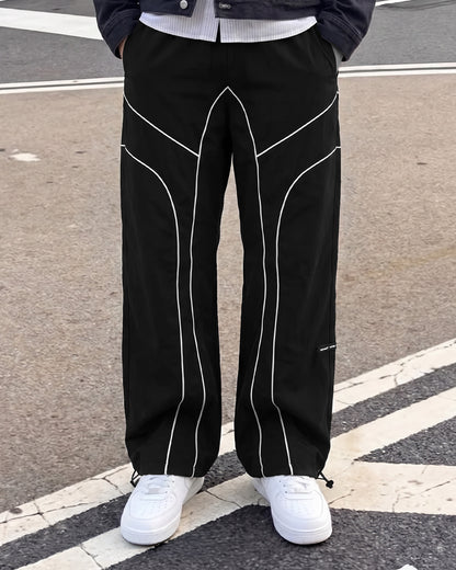 Baseline Black Parachute Pants