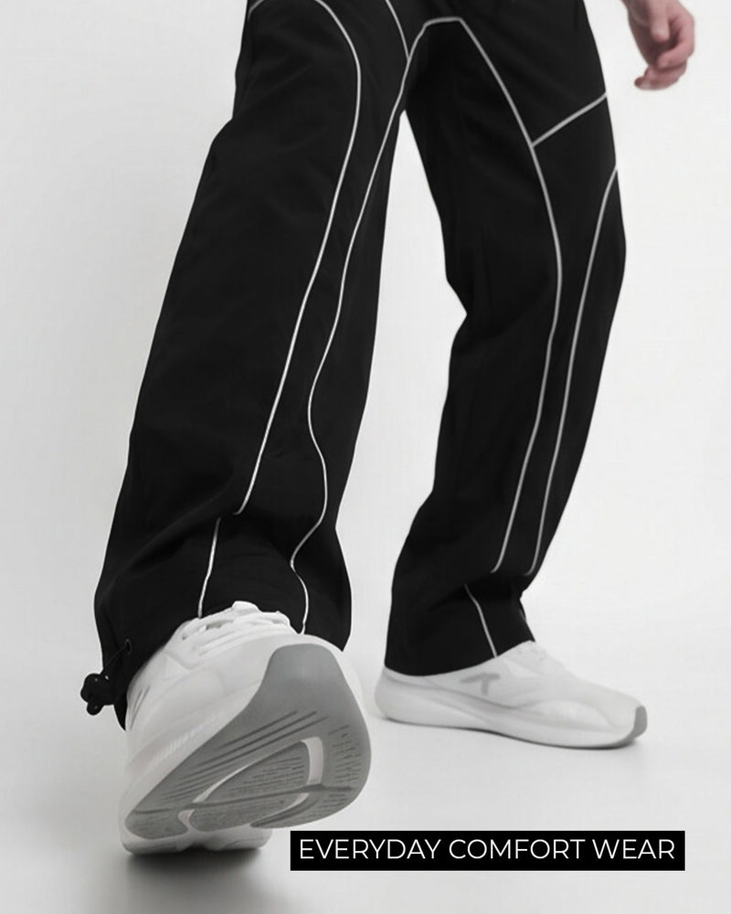 Baseline Black Parachute Pants