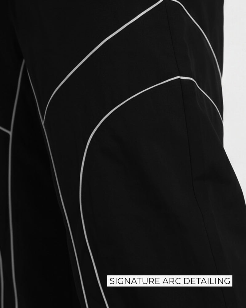 Baseline Black Parachute Pants