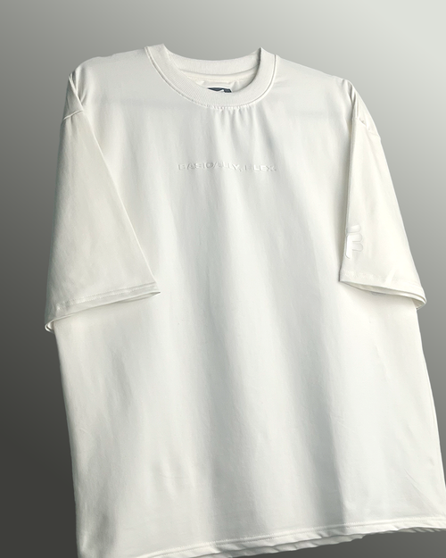 Basic Plain Off White Heavyweight Oversized T-shirt