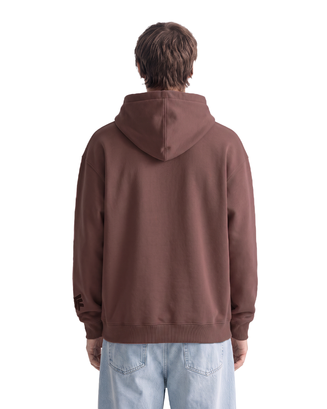 Basic Brown Oversized Hoodie