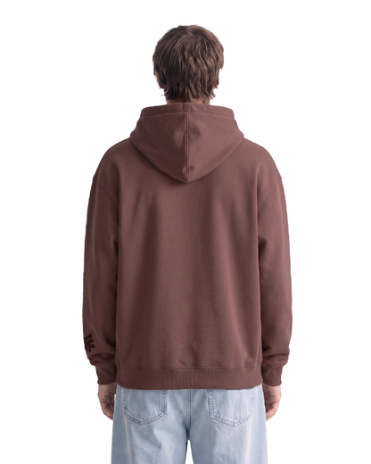 Basic Brown Oversized Hoodie