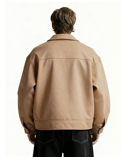 HUMAN MADE CREAM SUEDE JACKET