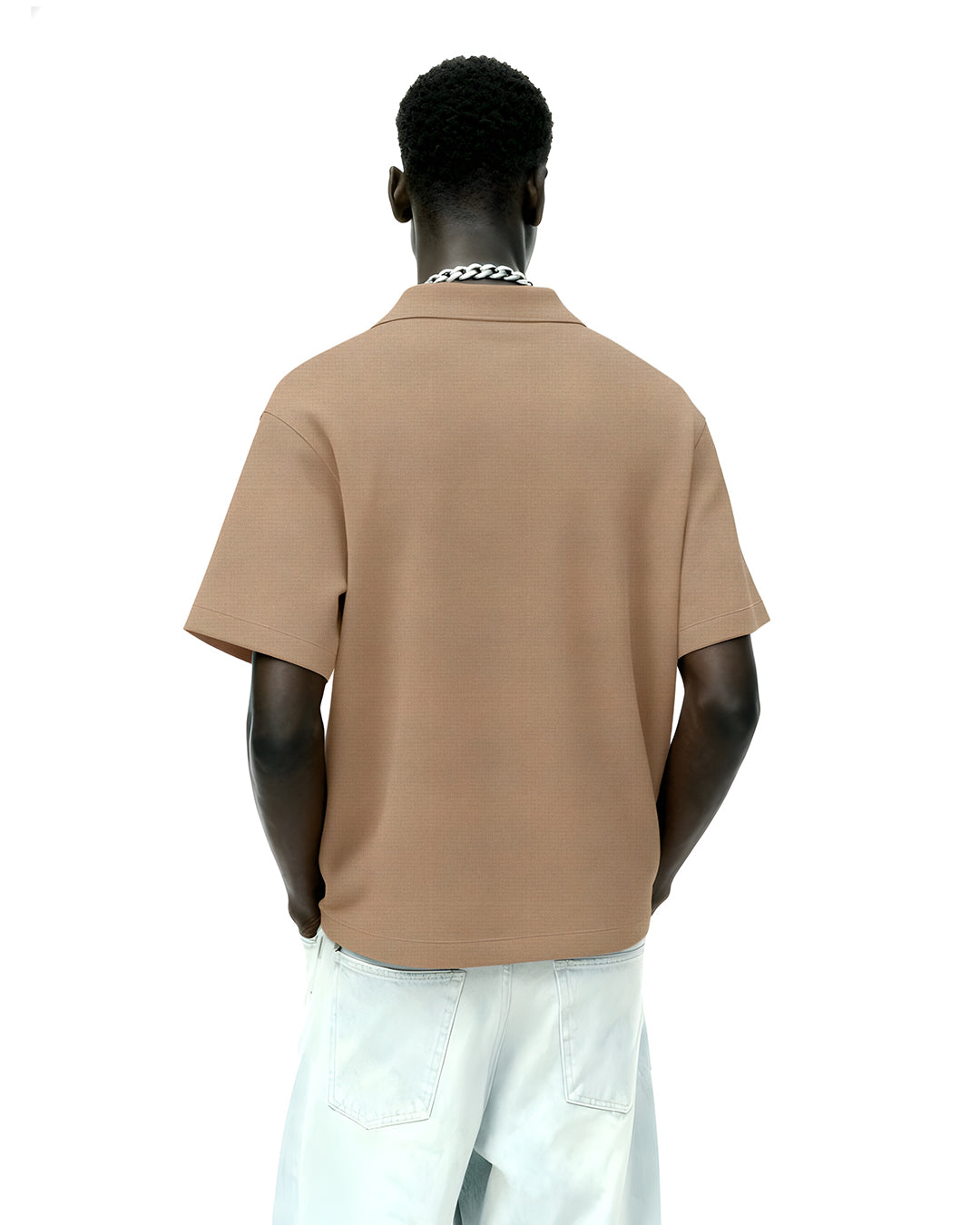 Raw Beige Polo T-Shirt